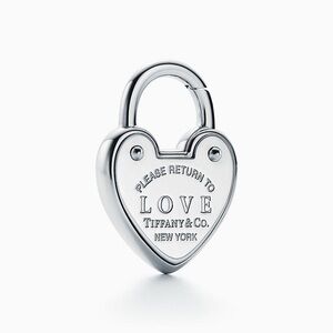 NWT Tiffany & Co. RTT love luck charm medium Sterling silver